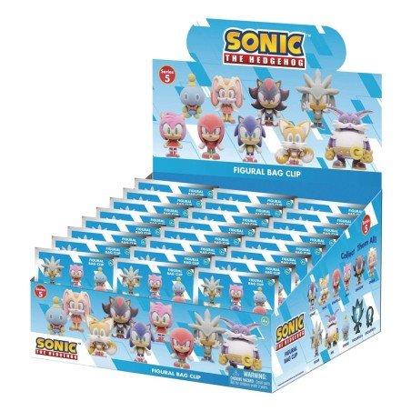 Sonic the Hedgehog Series 5 présentoir porte-clés sac à dos Flocking (24)