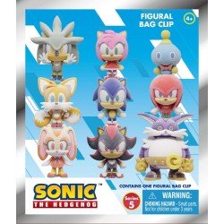 Sonic the Hedgehog PVC Bag Clips Flocking Series 5 Display (24)