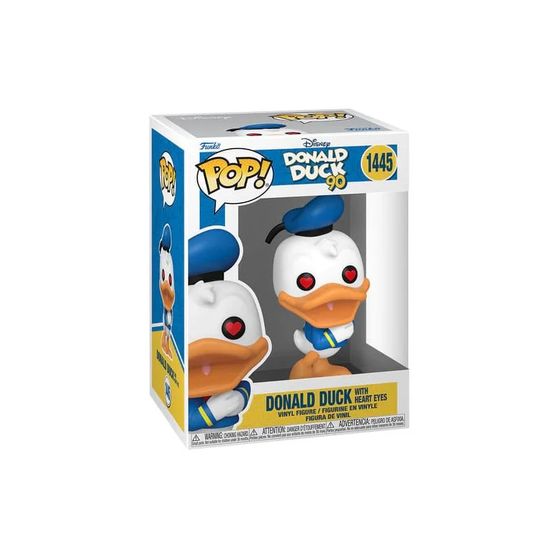 Disney Donald Duck 90-jarig jubileum - Funko POP! Film Vinyl - Donald Duck (hartvormige ogen) 9 cm | 889698757256