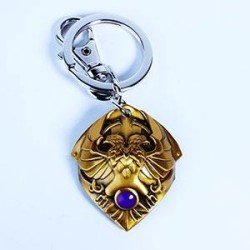 Warhammer 40K porte-clés métal Custodian Shoulder Plate