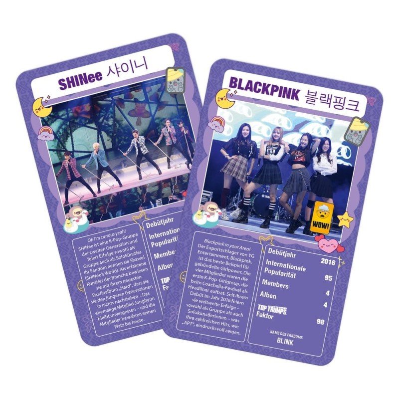 K-Pop Jeu de Cartes Top Trumps *ALLEMAND*