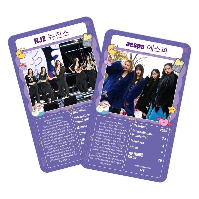 K-Pop Jeu de Cartes Top Trumps *ALLEMAND*