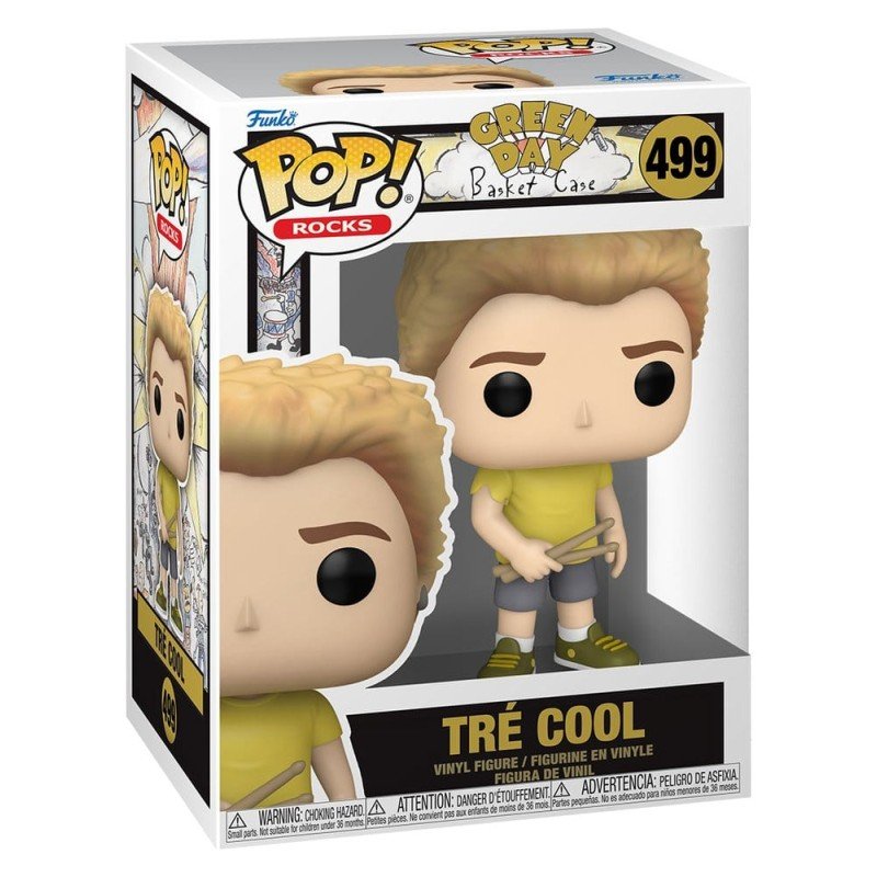 Green Day POP! Rocks Vinyl figurine Tre Cool (Basket Case) 9 cm