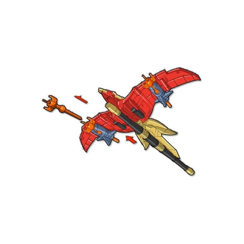 Mighty Morphin Power Rangers Thunderzord Action Figure Firebird