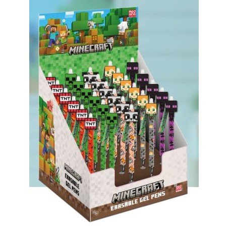 Minecraft Erasable Gel Pen Characters Display (30)