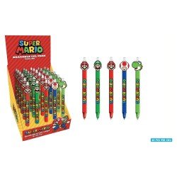 Super Mario Stylo gel effaçable Présentoir (30)