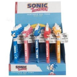 Sonic - The Hedgehog Stylo gel effaçable Characters Présentoir (30)