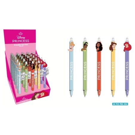 Disney Princess Stylo gel effaçable Princesses Présentoir (30)