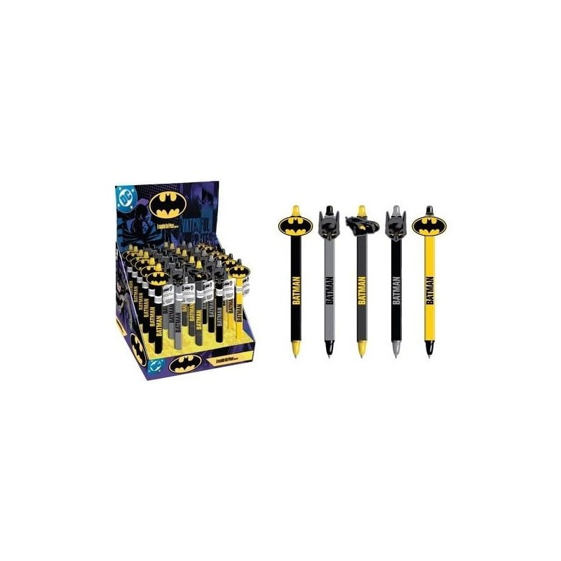Batman Stylo gel effaçable Icons Présentoir (30)
