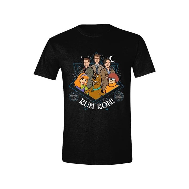 Supernatural T-Shirt Scoobynatural Group Ruh Roh Size XL