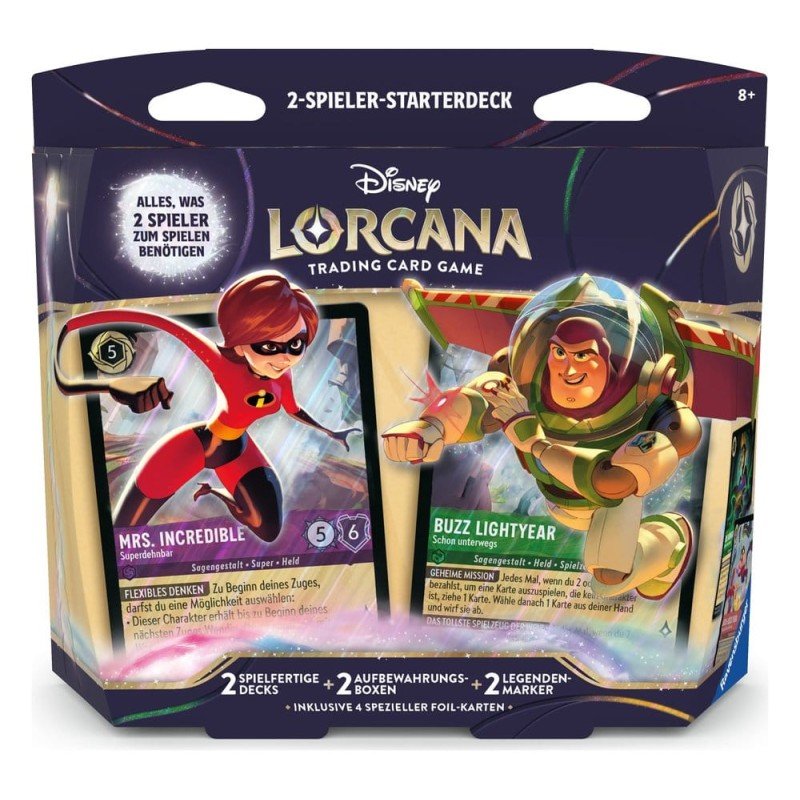 Disney Lorcana TCG 2-Player Starter Set *German Edition*