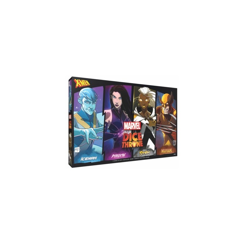 Dice Throne - Marvel - X-men : Iceberg, Psylocke, Tornade, Wolverine