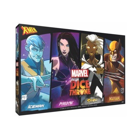 Dice Throne - Marvel - X-men : Iceberg, Psylocke, Tornade, Wolverine