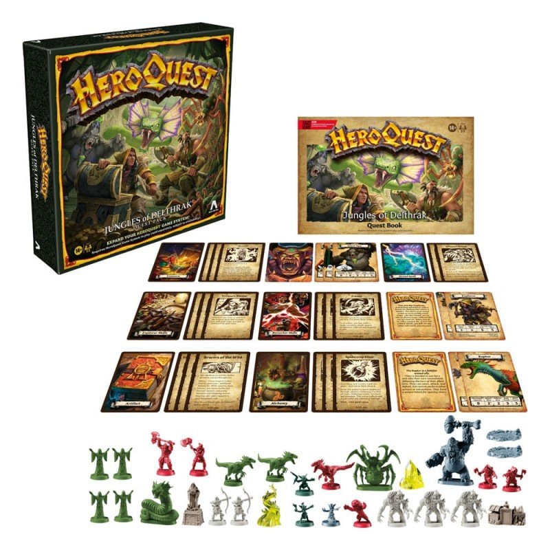 HeroQuest extension jeu de plateau Jungles of Delthrak Pack de Quête *ANGLAIS*