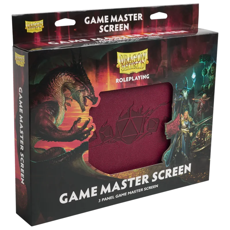 Dragon Shield - Game Master Screen - Blood Red | 5706569500221
