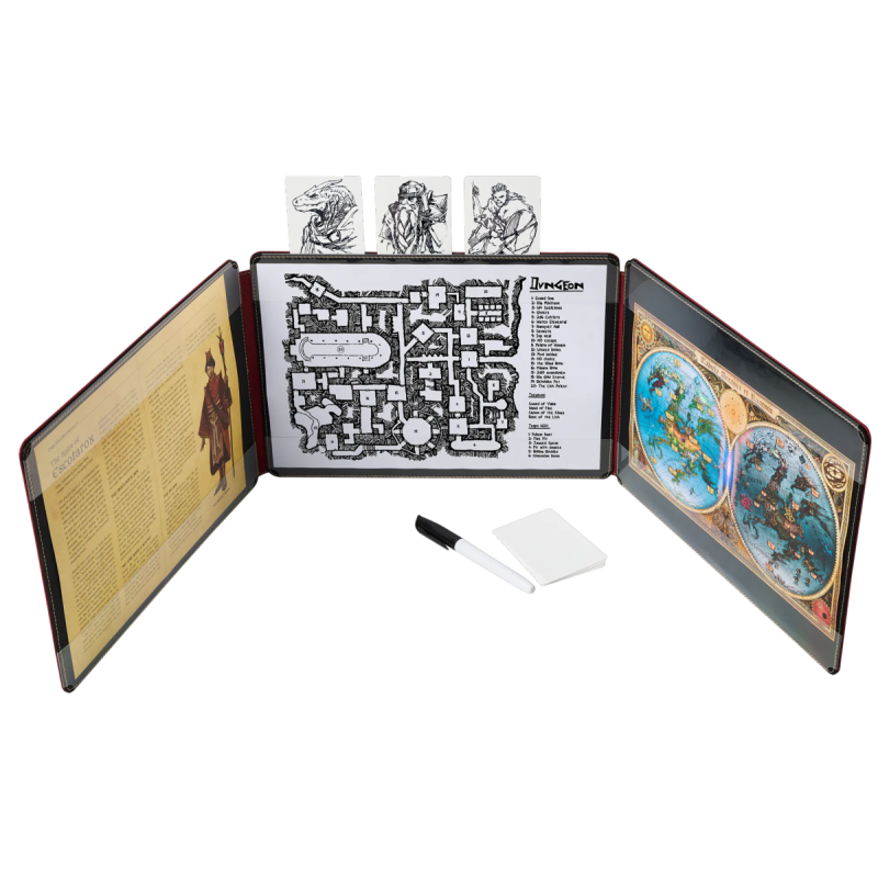 Dragon Shield - Game Master Scherm - Bloedrood