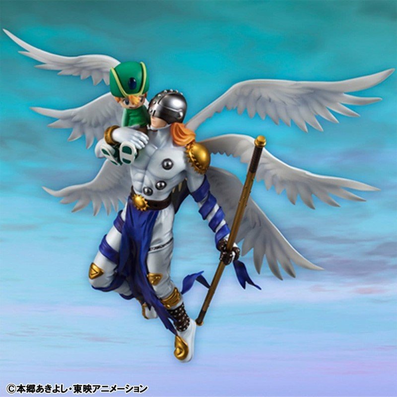 Digimon Adventure G.E.M. Series figurine PVC Angemon & Takeru Takaishi 22 cm (Repeat)