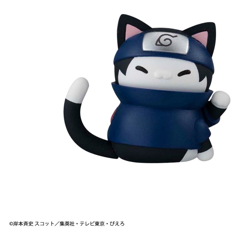 Naruto Mega Cat Project mini-figurines 3 cm Nyaruto! Cats of Konoha Village Reboot assortiment boîte-mystère (8) (Repeat)