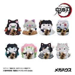 Demon Slayer: Kimetsu no Yaiba Mega Cat Project mini-figurines 6 cm Demon Slayer Fortune Cats ver. 02 assortiment boîte-mystè...