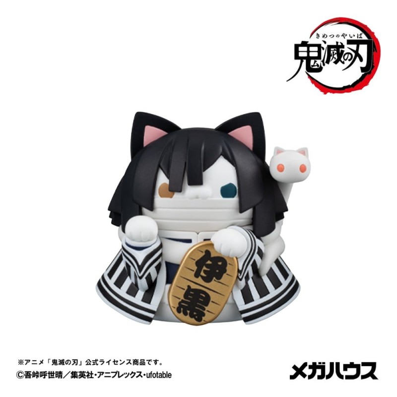Demon Slayer: Kimetsu no Yaiba Mega Cat Project mini-figurines 6 cm Demon Slayer Fortune Cats ver. 02 assortiment boîte-mystè...