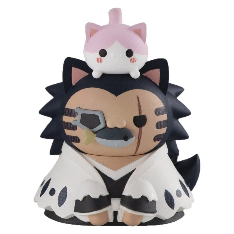 Bleach Mega Cat Project mini-figurines 3 cm Thousand-Year Blood War Bleach Nyan assortiment boîte-mystère (8) (Repeat)