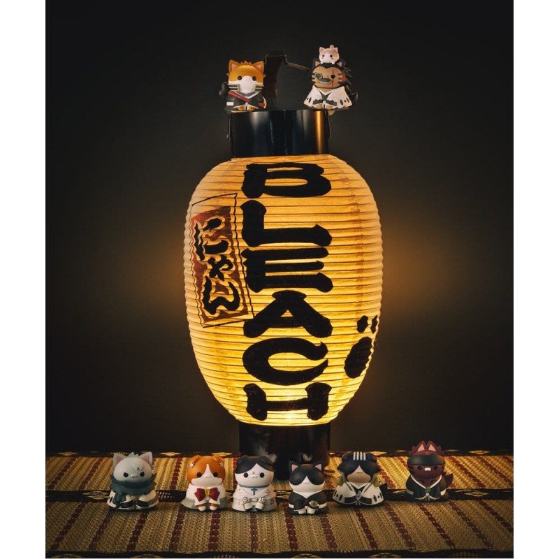 Bleach Mega Cat Project mini-figurines 3 cm Thousand-Year Blood War Bleach Nyan assortiment boîte-mystère (8) (Repeat)
