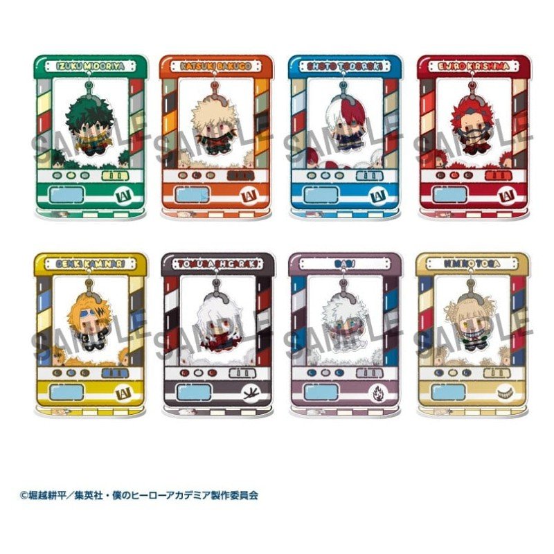 My Hero Academia Chara Catcher figurines acrylique 10 cm Vol.2 assortiment boîte-mystère (8) (Repeat)