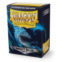 Dragon Shield Standaard Matte Mouwen - Nachtblauw (100 Mouwen) | 5706569110420
