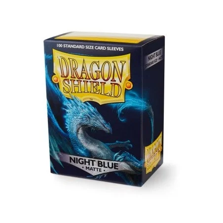 Dragon Shield Standard Matte Sleeves - Night Blue (100 Sleeves) | 5706569110420