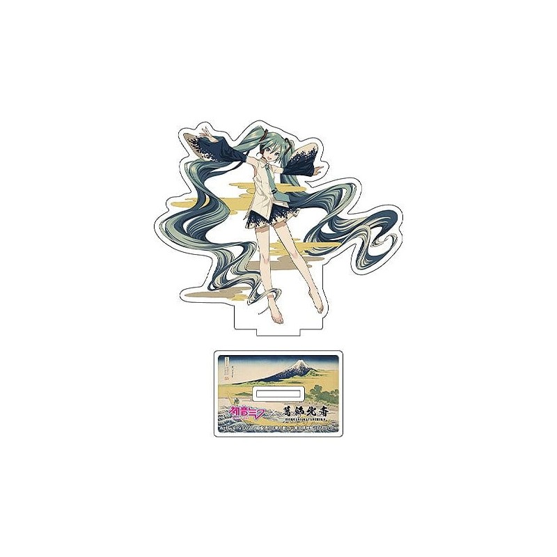 Hatsune Miku x Katsushika Hokusai iXima Die-Cut Acrylic Stand A Sketch of Tago Bay at Ejiri on the Tokaido 10 cm (5)