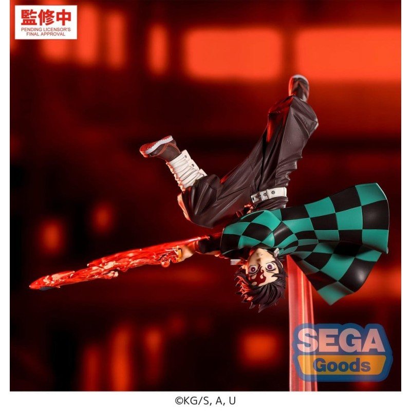 Demon Slayer: Kimetsu no Yaiba Luminasta figurine PVC Tanjiro Kamado Hinokami Kagura Setting Sun Transformation 15 cm