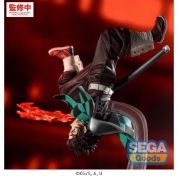 Demon Slayer: Kimetsu no Yaiba Luminasta figurine PVC Tanjiro Kamado Hinokami Kagura Setting Sun Transformation 15 cm