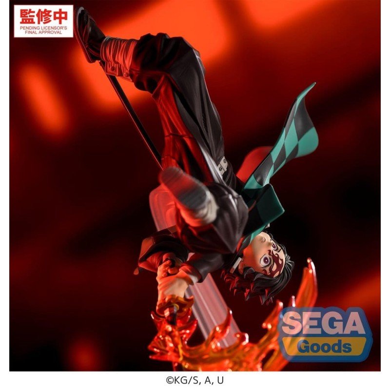 Demon Slayer: Kimetsu no Yaiba Luminasta figurine PVC Tanjiro Kamado Hinokami Kagura Setting Sun Transformation 15 cm