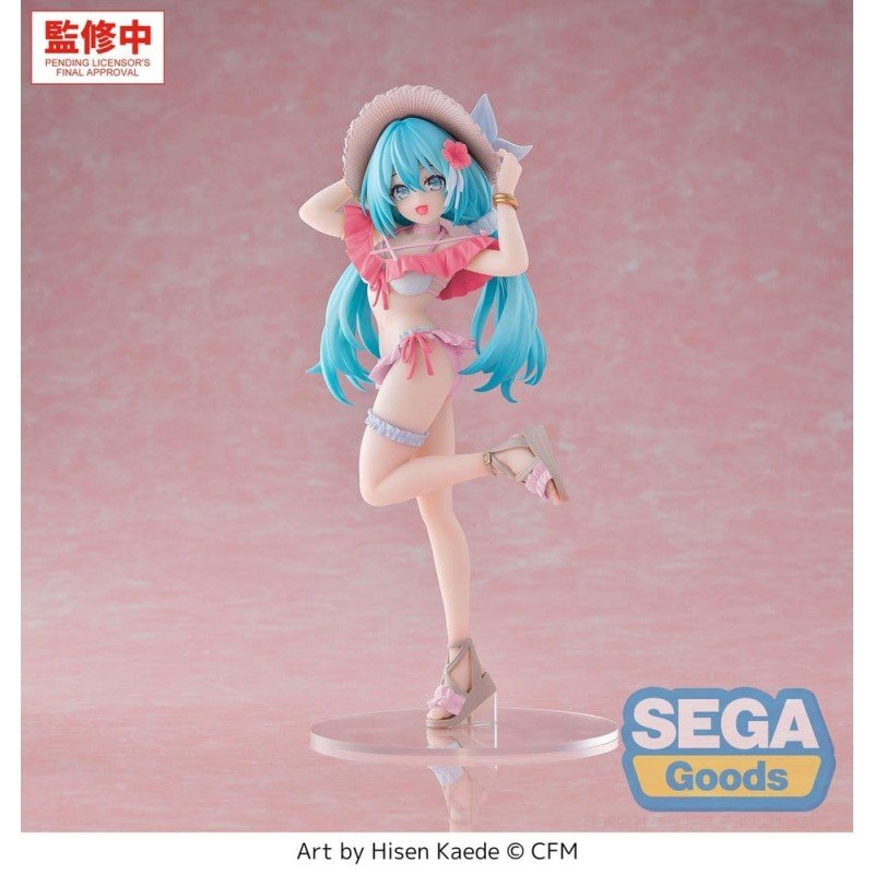 Character Vocal Series 01: Hatsune Miku Luminasta figurine PVC Conceptual Series Vol.1 Tropical Ver. 21 cm
