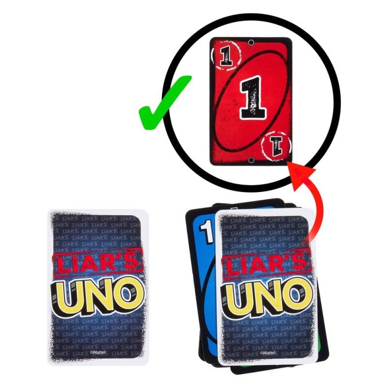 Liar's UNO Jeu de cartes