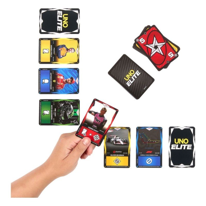 Formula 1 UNO Jeu de cartes Elite F1 Starter-Set