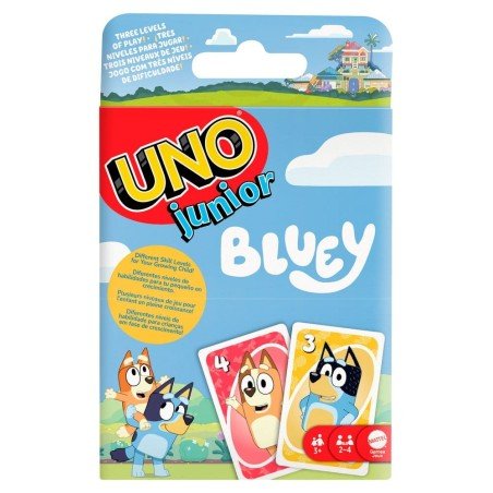 Bluey UNO Junior Jeu de cartes