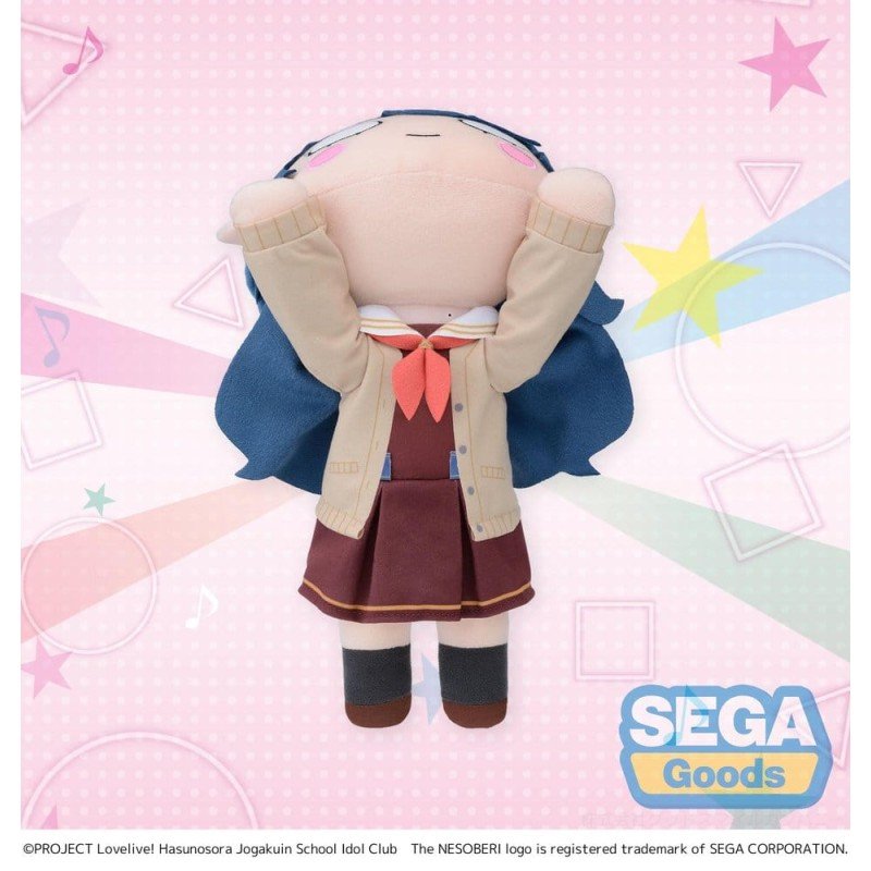 Love Live! peluche Nesoberi (Lay-Down) Murano Sayaka - Winter Uniform (M) 16 cm