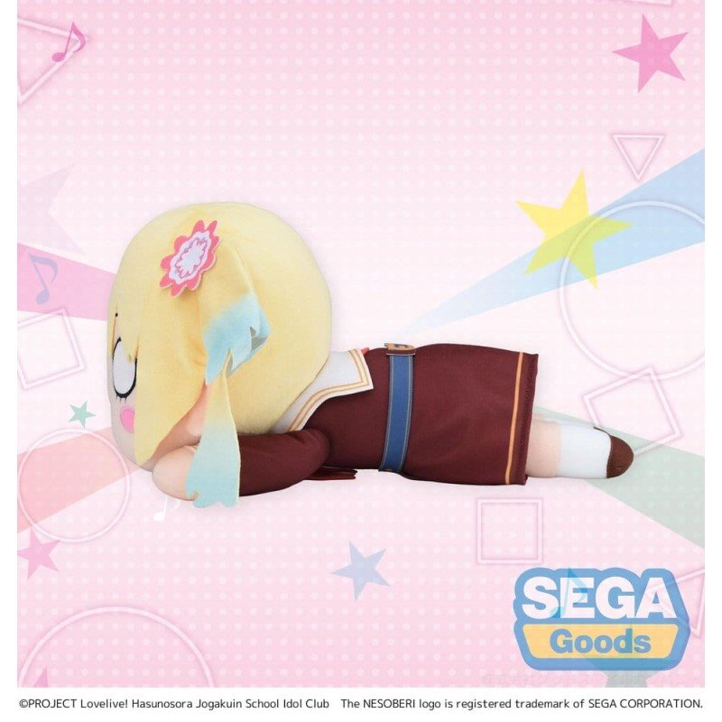 Love Live! peluche Nesoberi (Lay-Down) Osawa Rurino - Winter Uniform (M) 16 cm