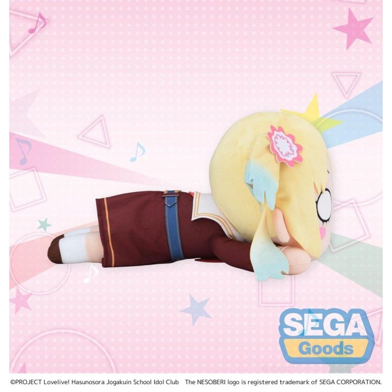 Love Live! peluche Nesoberi (Lay-Down) Osawa Rurino - Winter Uniform (M) 16 cm