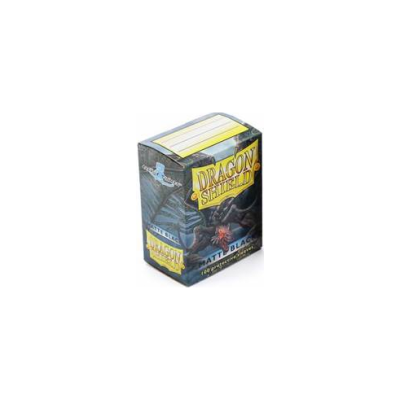 Product: Standard Sleeves - Matte Black (100 Sleeves)
Brand: Dragon Shield