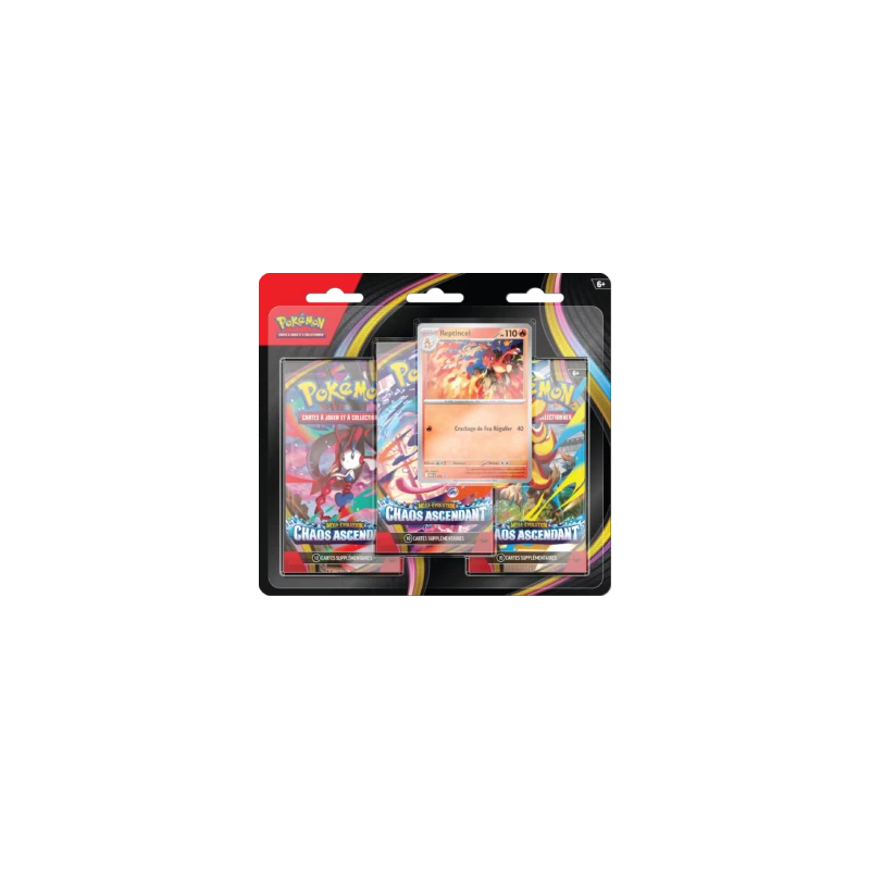 Pokémon - Chaos Ascendant (ME04) - Booster Blister (3 boosters) - FR