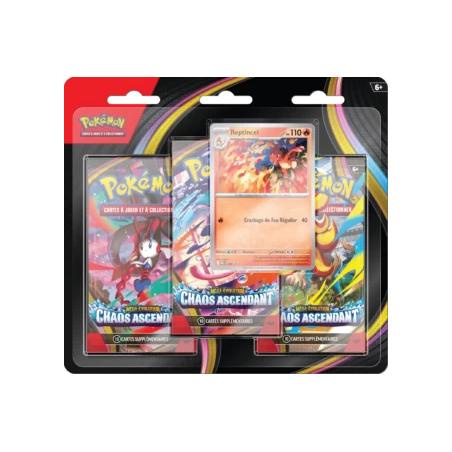 Pokémon - Chaos Ascendant (ME04) - Booster Blister (3 boosters) - FR