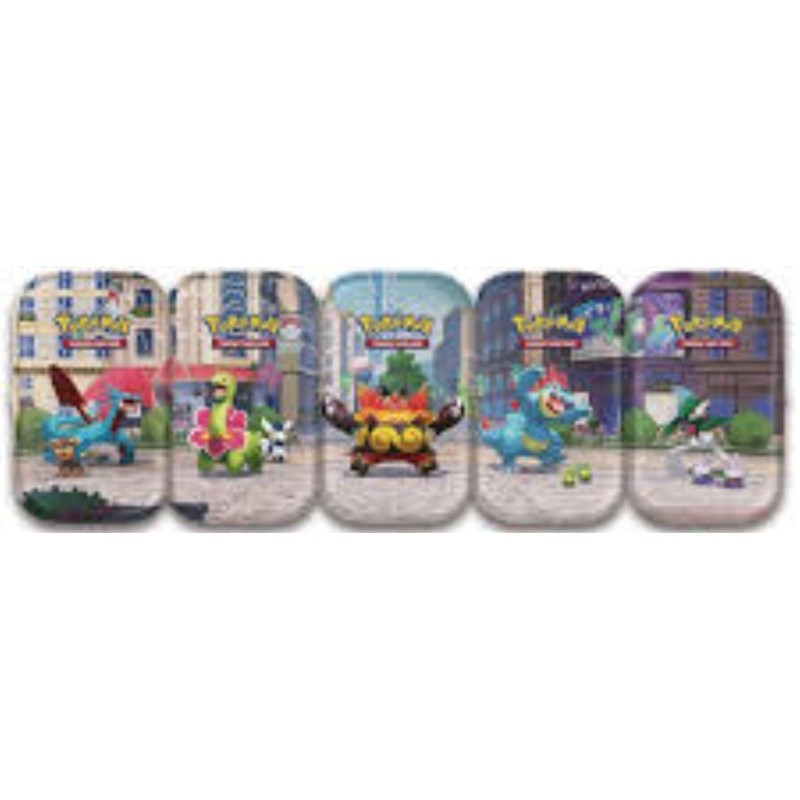 Pokémon - Mini-Tin box - Mega Moonlight (5 visuals) - Display (10 tins) - FR