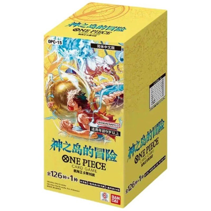 One Piece Kaartspel - Avontuur op het Eiland van de Goden (OP-15) Toon 24 JPN Booster Packs