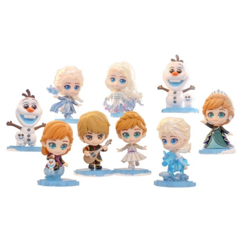La Reine des neiges figurines mini Cosbi 8 cm Blind Box Display (8)
