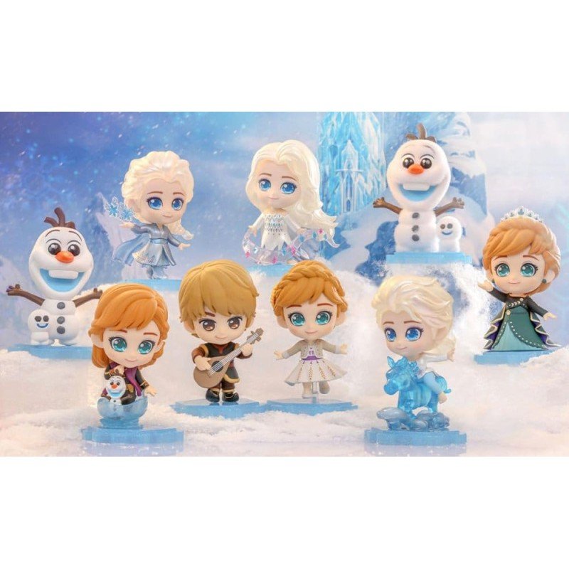La Reine des neiges figurines mini Cosbi 8 cm Blind Box Display (8)