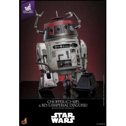 Star Wars figurine set 1/6 Chopper (C1-10P&trade;) & BD-1&trade; (Imperial Disguise) 18 cm & 8 cm