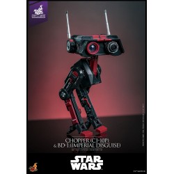 Star Wars Action Figure Set 1/6 Chopper (C1-10P&trade;) & BD-1&trade; (Imperial Disguise) 18 cm & 8 cm