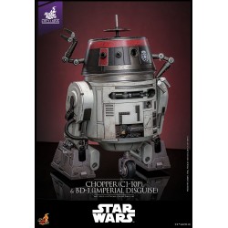 Star Wars figurine set 1/6 Chopper (C1-10P&trade;) & BD-1&trade; (Imperial Disguise) 18 cm & 8 cm